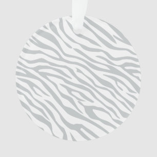 Magische Zebrastripes klikken om grijze kleur aan  Ornament