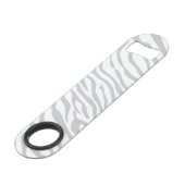 Magische Zebrastripes klikken om grijze kleur aan  Speed Flessenopener (Voorkant Gekanteld)