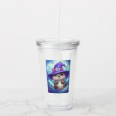 Magische Zee Otter Witch Plastic Cup Acryl Drinkbeker (Voorkant)