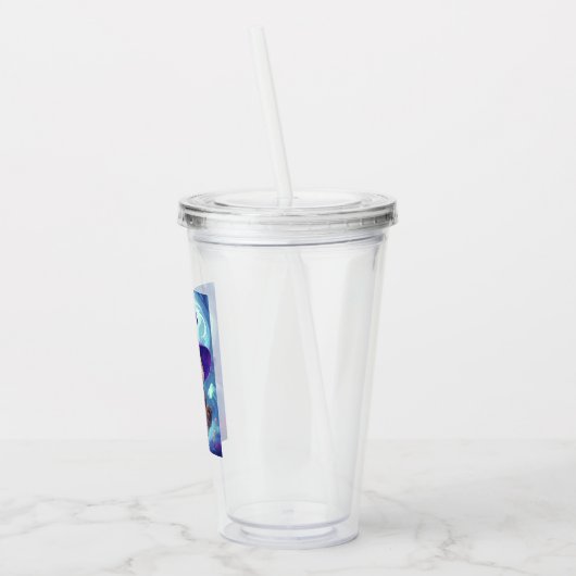 Magische Zee Otter Witch Plastic Cup Acryl Drinkbeker (Links)