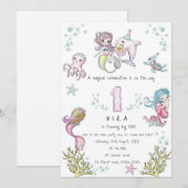 Magische zee wereld kaart (Voorkant / Achterkant)