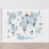 Magische Zee Wereld, Zeemeerminnen, Ridders, Werel Poster