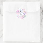 Magische zeemeerdag Dank je wel Ronde Sticker (Tas)