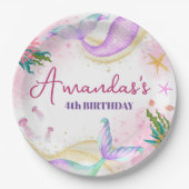 Magische zeemeerdag onder het Zee Papieren Bordje (Voorkant)