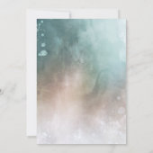 Magische zeemeermin 1e verjaardag kaart (Achterkant)