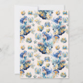 Magische Zeemeermin 1e Verjaardagsfeest Kaart (Achterkant)