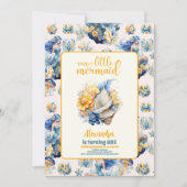 Magische Zeemeermin 1e Verjaardagsfeest Kaart (Voorkant)