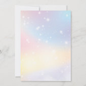 Magische Zeemeermin 3e Verjaardag onder het Zee Fo Kaart (Achterkant)