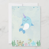 Magische Zeemeermin Aquarel Verjaardag Kaart (Achterkant)