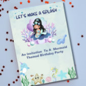 Magische Zeemeermin Aquarel Verjaardagsfeest