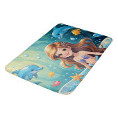 Magische zeemeermin badtijd met dolfijnen badmat (Gekanteld)
