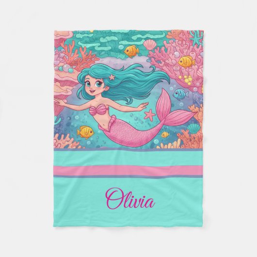 Magische zeemeermin deken (Voorkant)