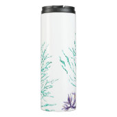 *~* Magische Zeemeermin Glitter Coral Thermosbeker (Achterkant)