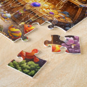 Magische Zeemeermin Lagune Helder Onderwater Fanta Legpuzzel (Zijkant)