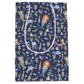 Magische Zeemeermin Moderne Waterverf Medium Cadeauzakje (Voorkant)