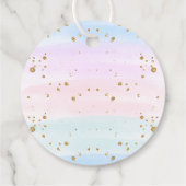 Magische Zeemeermin Onder Het Zee Glitter Dank U Bedankjes Labels (Achterkant)