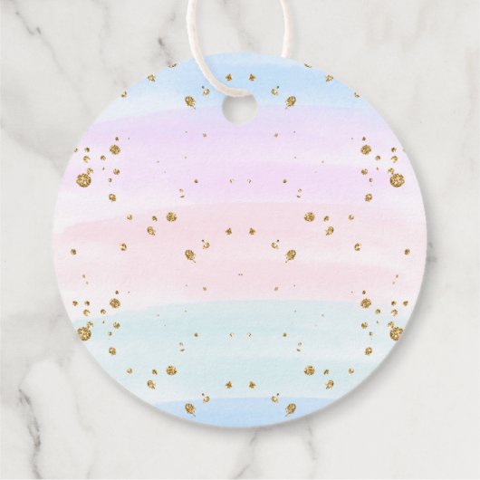 Magische Zeemeermin Onder Het Zee Glitter Dank U Bedankjes Labels (Achterkant)