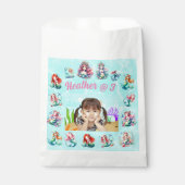 Magische Zeemeermin Onder Het Zee Kids Verjaardag  Bedankzakje (Voorkant)