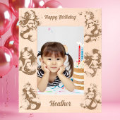 Magische zeemeermin onder het Zee Kids Verjaardags Gegraveerde Lijstjes