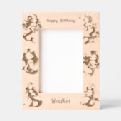 Magische zeemeermin onder het Zee Kids Verjaardags Gegraveerde Lijstjes (Voorkant)