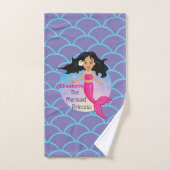 Magische zeemeermin onder het Zee Verjaardag Bad Handdoek (Handdoek)