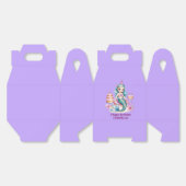 Magische zeemeermin regenboog Verjaardag meisje fe Bedankdoosjes (Ongevouwen)