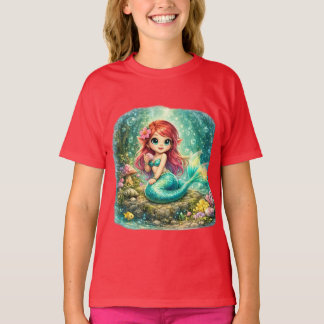 Magische Zeemeermin | Schattig Onderwater Fantasie T-shirt