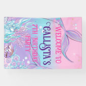 Magische zeemeermin staartbanner - onder het Zee Spandoek (Horizontaal)