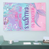 Magische zeemeermin staartbanner - onder het Zee Spandoek (Beurs)