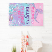 Magische zeemeermin staartbanner - onder het Zee Spandoek (Insitu)