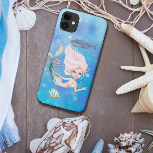Magische zeemeermin, tropische vis en Zee van de w Case-Mate iPhone Case