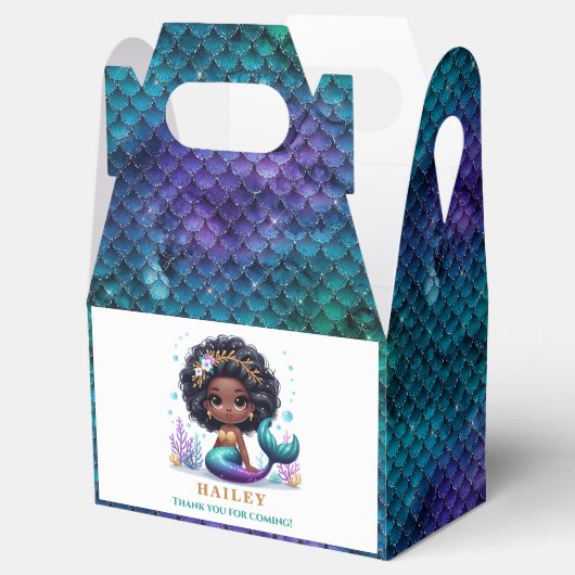 Magische Zeemeermin Verjaardag Dank u Bedankdoosjes (Geopend)