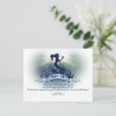 Magische Zeemeermin Verjaardag Dank u Briefkaart (Staand voorkant)