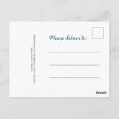 Magische Zeemeermin Verjaardag Dank u Briefkaart (Achterkant)