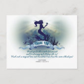 Magische Zeemeermin Verjaardag Dank u Briefkaart (Voorkant)