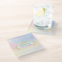 Magische Zeemeermin Verjaardag onder het Zee Foto