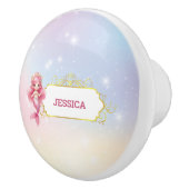 Magische Zeemeermin Verjaardag onder het Zee Keramische Knop (Rechts)