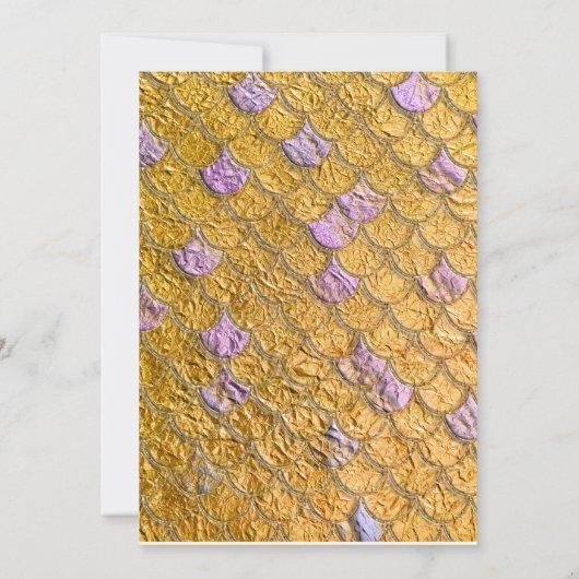 Magische Zeemeermin Verjaardagsfeestje Kaart (Achterkant)