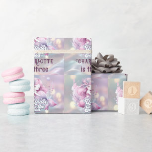 Magische zeemeermin verjaardagsfeestje voor kinder cadeaupapier