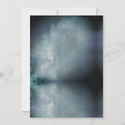 Magische Zeemeermin Waterverf Meisje Verjaardag Kaart (Achterkant)