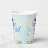 Magische Zeemeermin Waterverf Verjaardagsfeest Papieren Bekers (Rechts)