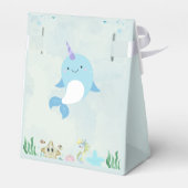 Magische Zeemeermin Waterverf Verjaardagsgunst Box Bedankdoosjes (Achterkant)