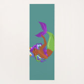 Magische Zeemeermin Yoga Mat (Achterkant)