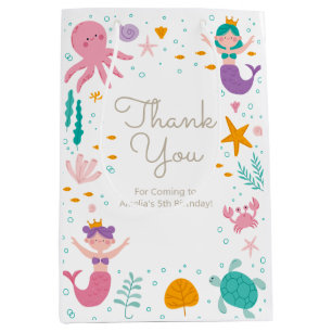 Magische Zeemeerminnende Birthday Party Gift and F Medium Cadeauzakje