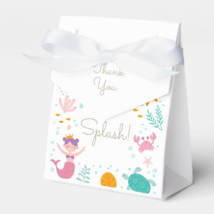 Magische zeemeerminnende feestdag, cadeautje en fo bedankdoosjes