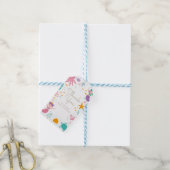 Magische zeemeerminnende feestdagen Labels Cadeaulabel (Met Touw)