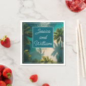 Magische zomer bruiloft servet (Insitu)