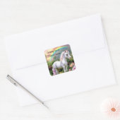 Magische Zomer Eenhoorn Sticker (Envelop)