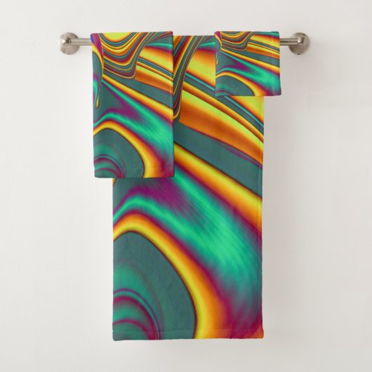 Magische zomerbloemen bad handdoek (Insitu)