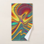 Magische zomerbloemen bad handdoek (Handdoek)